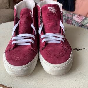 Vans Sk8 hi MTE Rose Suede High tops with Scotchguard protection